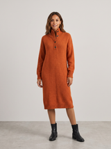Elise | Women's Comfy Button-Up Sweater Dress