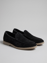 Stirling | Men's Black Soft Loafers