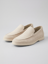 Classic | Men's Beige Suede Loafers