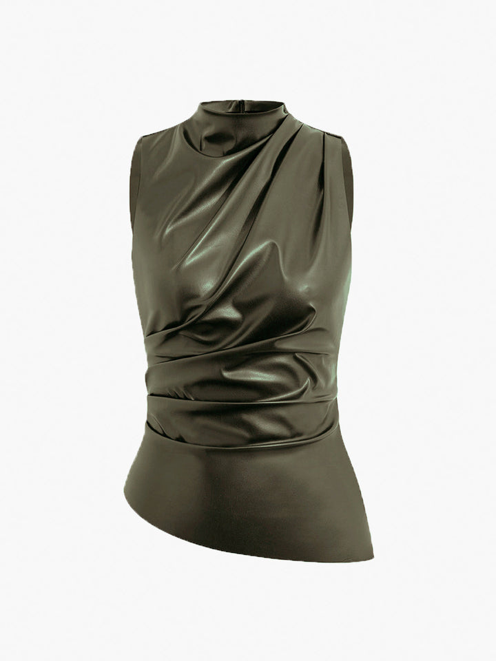 Ella | Women’s Summer Sleeveless Chic High Neck Top