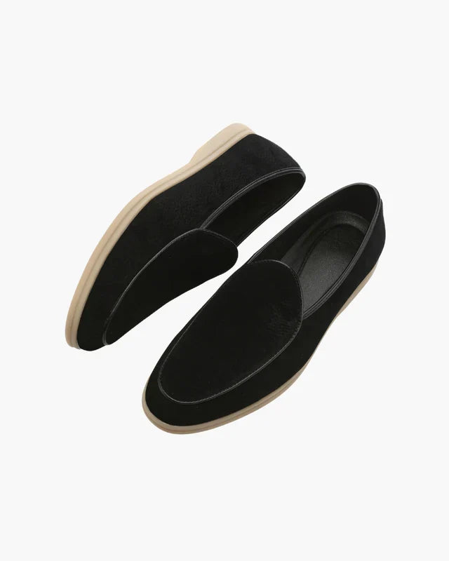 Stirling | Men's Black Soft Loafers