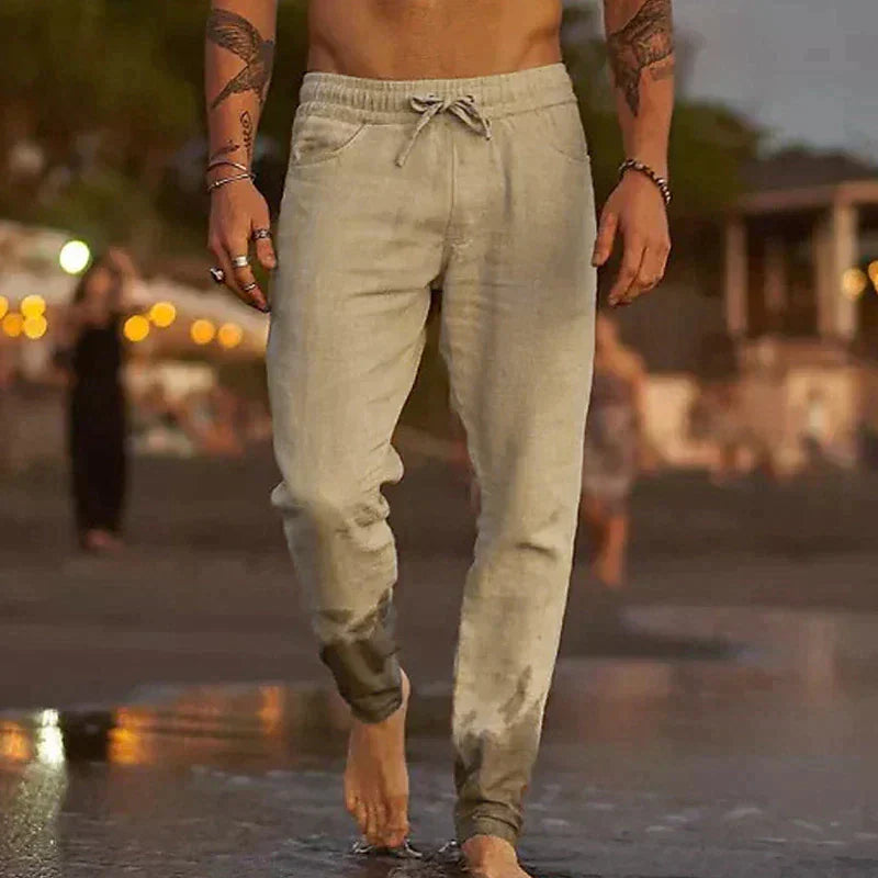 CAPRI | Men's Linen Beach Trousers