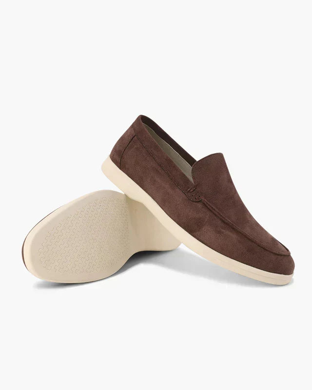 Classic | Men's Chocolate Suede Loafers