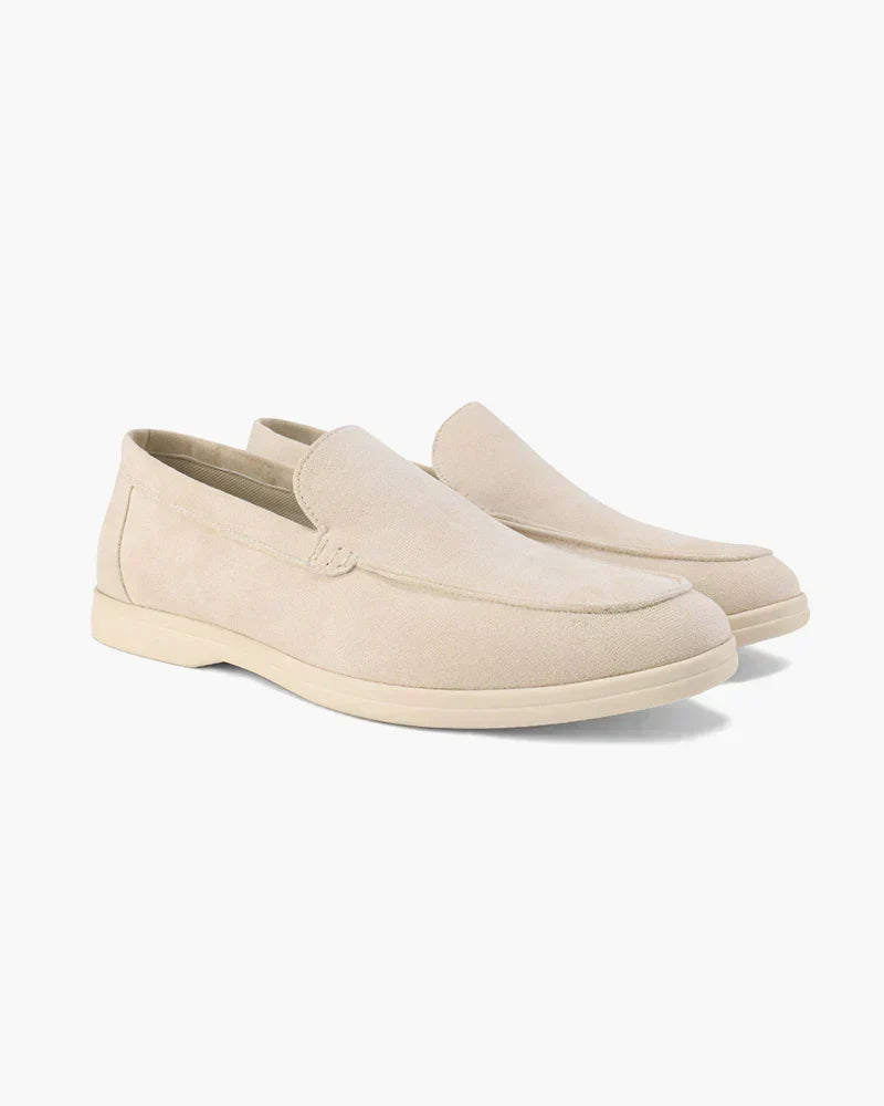 Classic | Men's Beige Suede Loafers