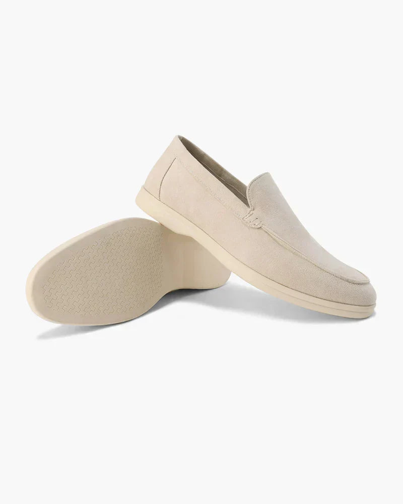 Classic | Men's Beige Suede Loafers