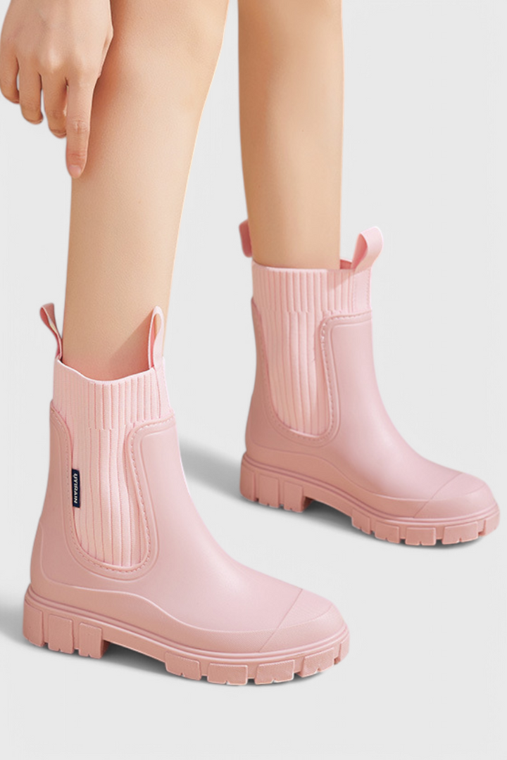 Waterproof Maelie Chelsea Boots with Slip-Resistant Sole