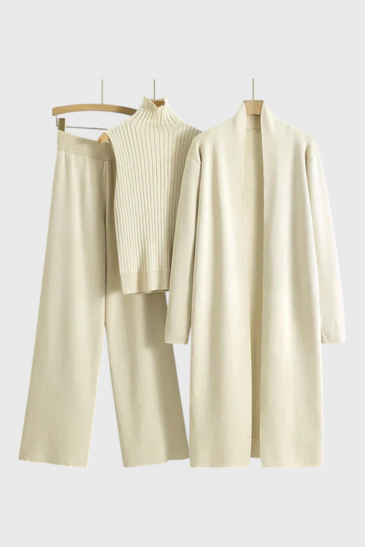 Mahalia 3-Piece Soft Knit Ensemble with Chic Design