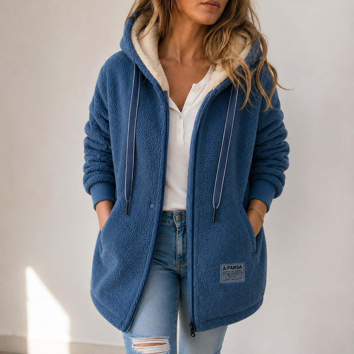 Wendy | Women's Soft Fleece Hooded Jacket