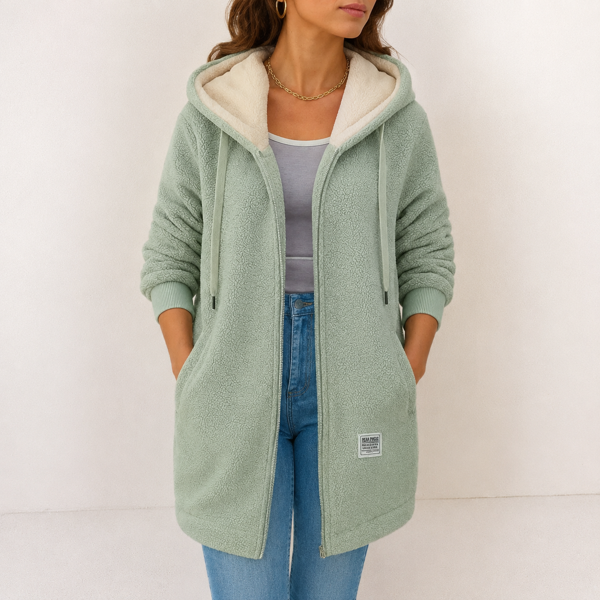 Wendy | Women's Soft Fleece Hooded Jacket