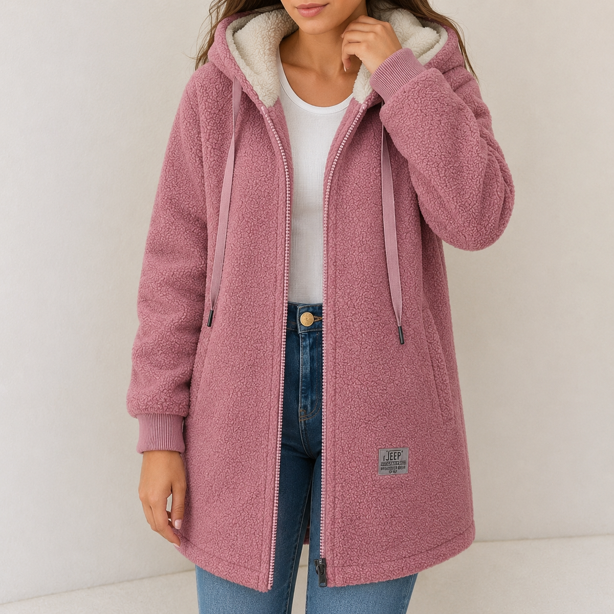 Wendy | Women's Soft Fleece Hooded Jacket