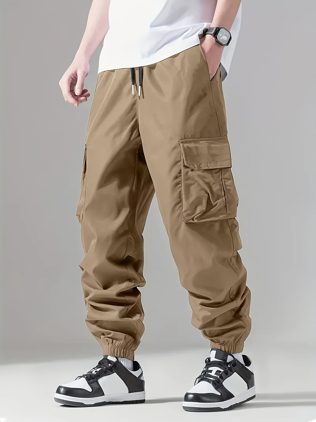 Solid | Men's Casual Outdoor Cargo Pants