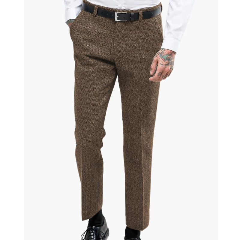 Vintage | Men's Classic-Fit Elegant Trousers