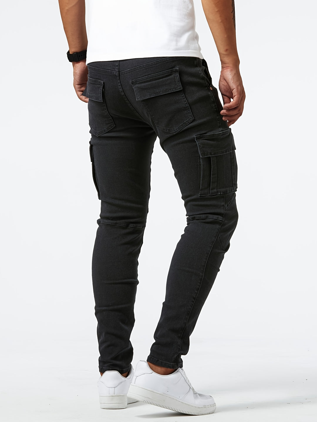Slim | Men's Trendy Multi-Pocket Cargo Jeans