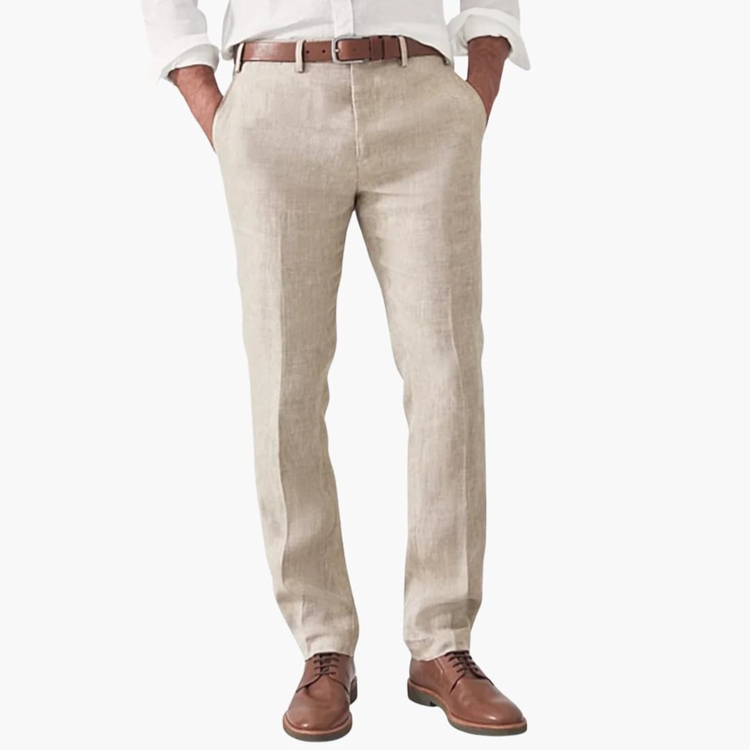 Summer | Men's Elegant Straight-Leg Trousers