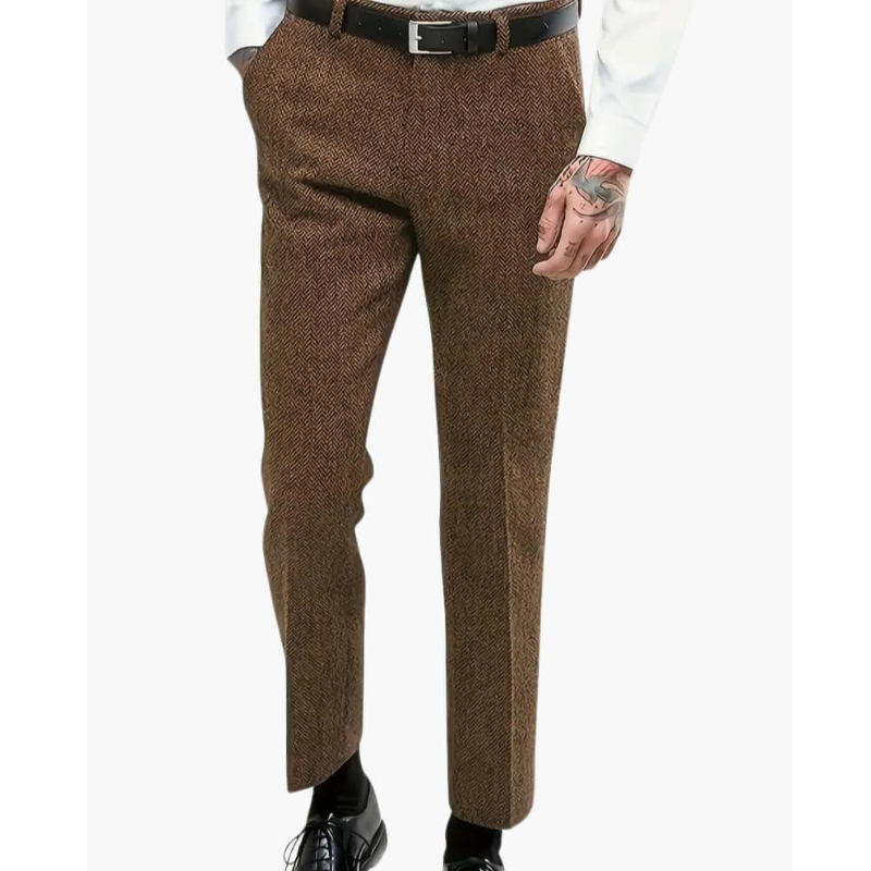 Vintage | Men's Classic-Fit Elegant Trousers