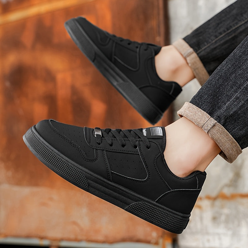Onyx | Men's Versatile Black Sneakers