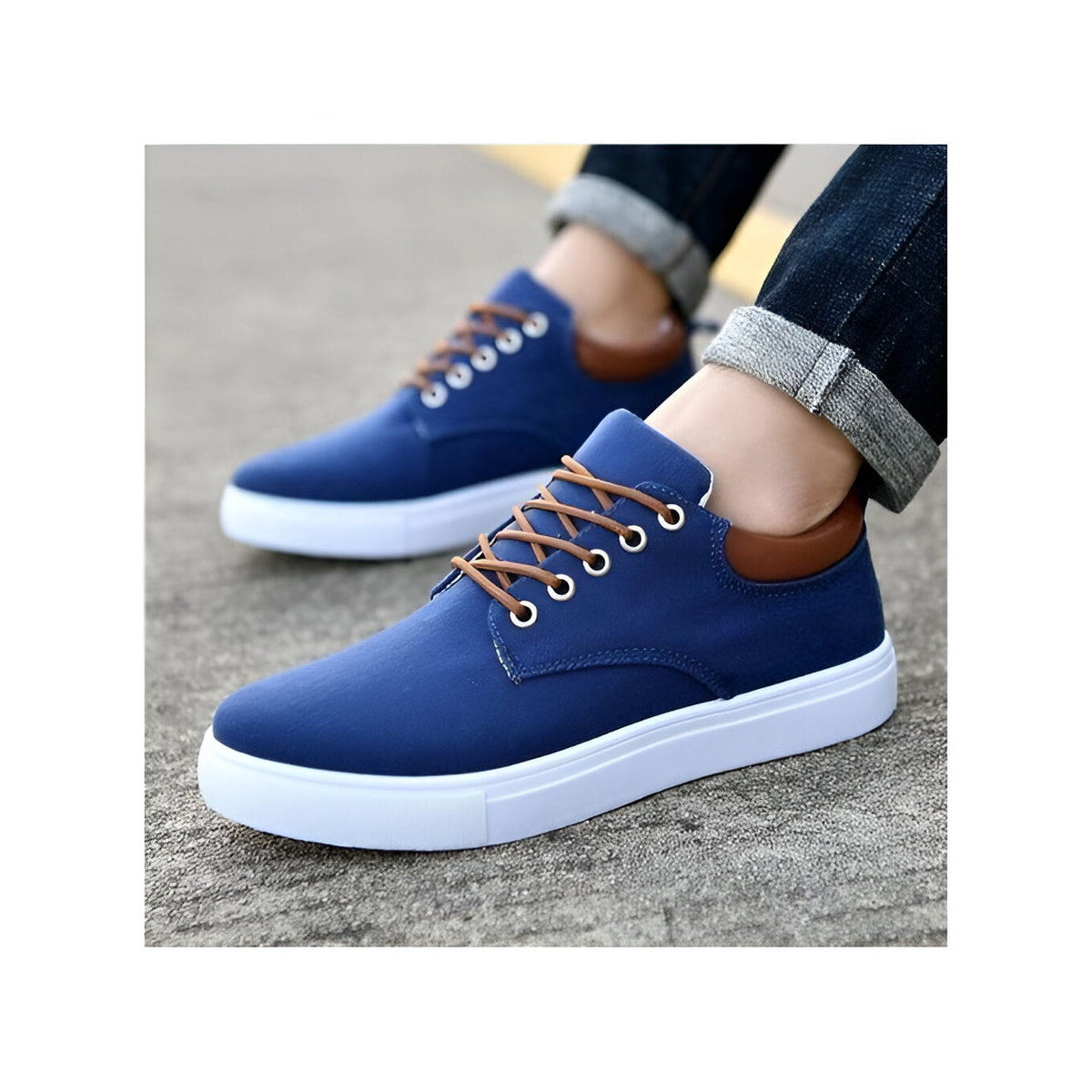 Canvas | Men's Lace-Up Casual Sneakers