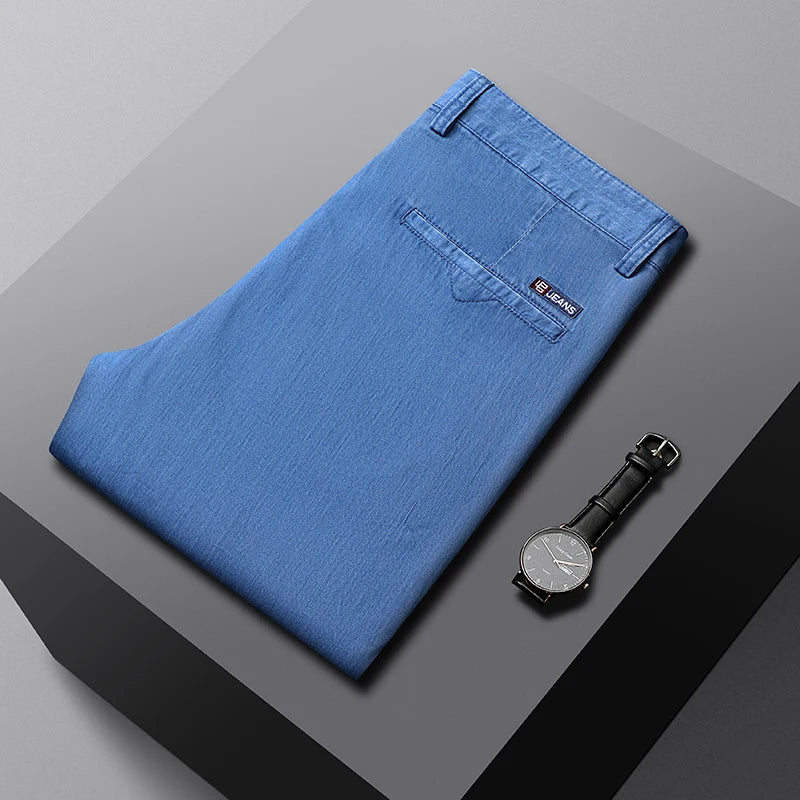 High | Men's High-Waist Loose Fit Denim Jeans
