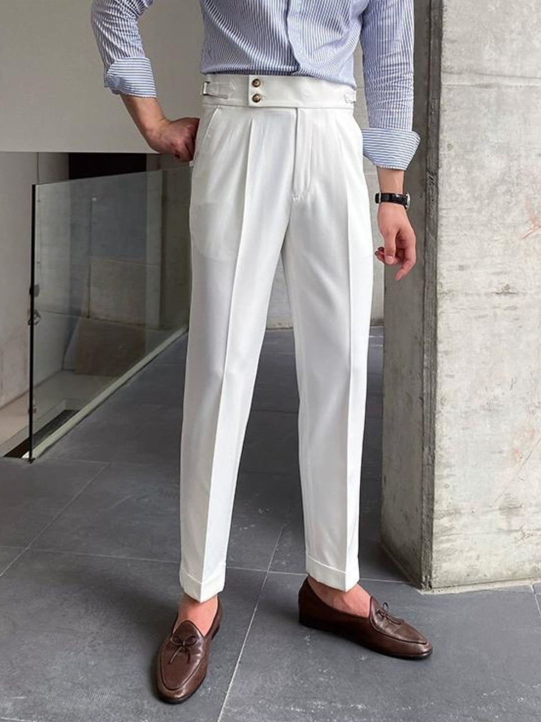 Gurkha | Men's High-Waist Professional Trousers