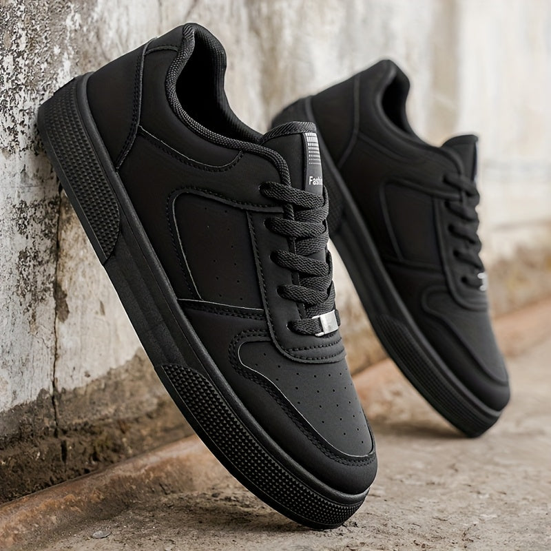 Onyx | Men's Versatile Black Sneakers