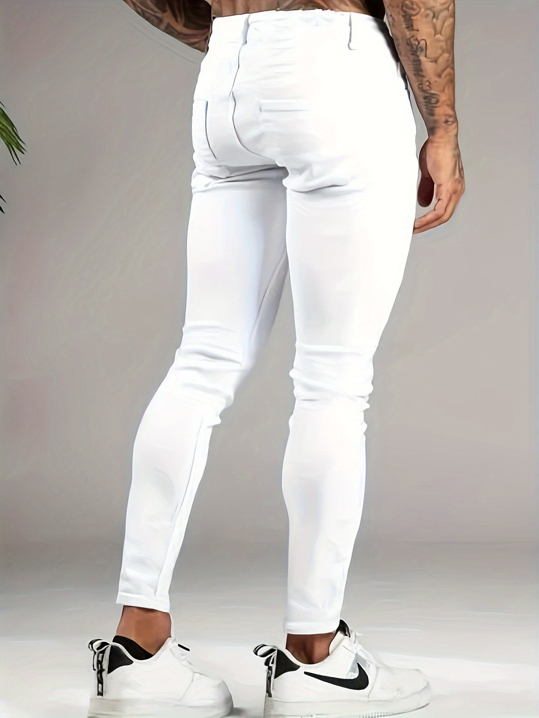 White | Men's Skinny Fit Contemporary Jeans