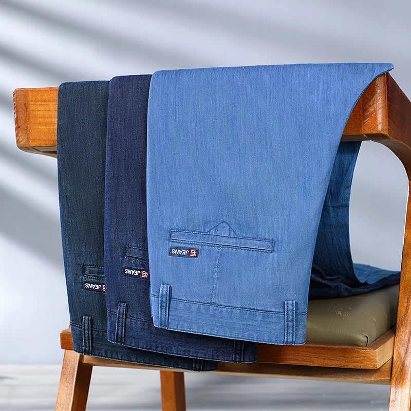 High | Men's High-Waist Loose Fit Denim Jeans