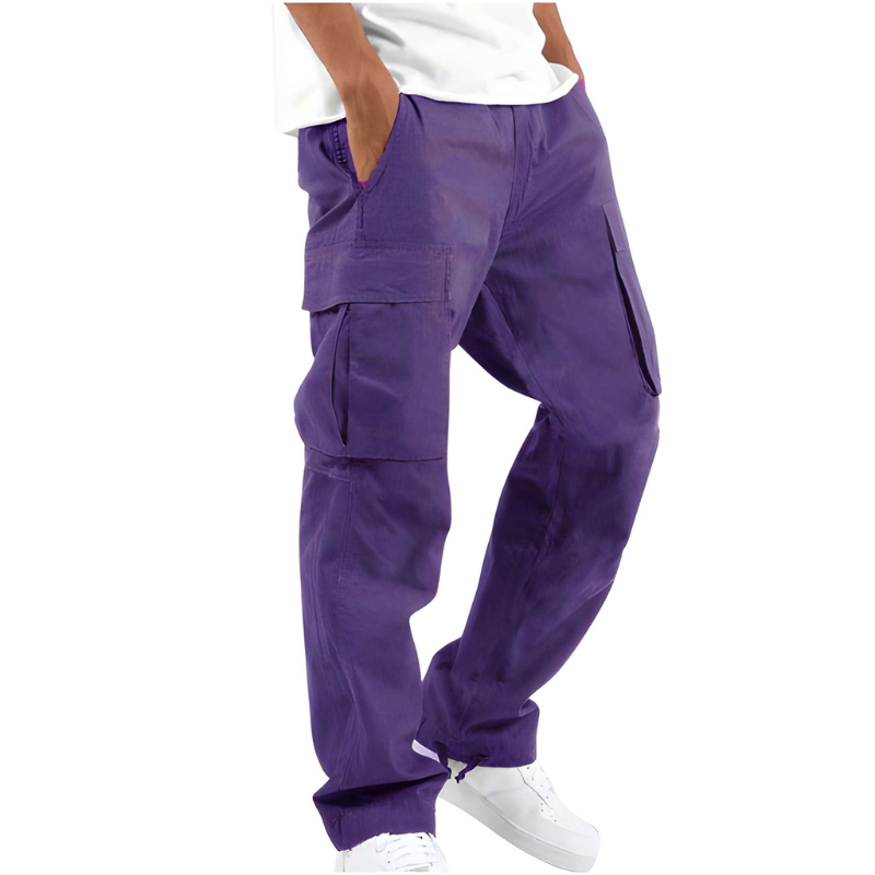 Outdoor | Men's Loose Straight-Leg Workwear Cargo Pants