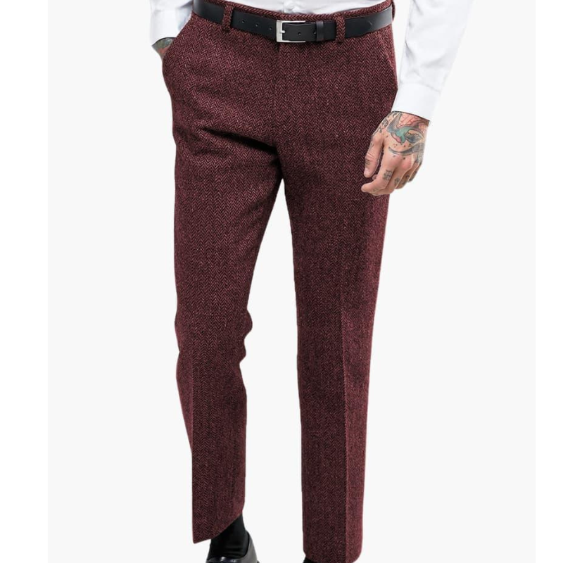 Vintage | Men's Classic-Fit Elegant Trousers