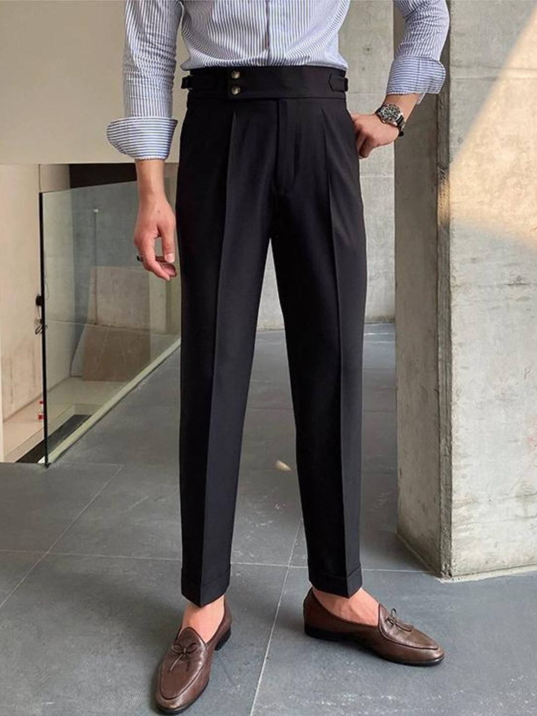 Gurkha | Men's High-Waist Professional Trousers