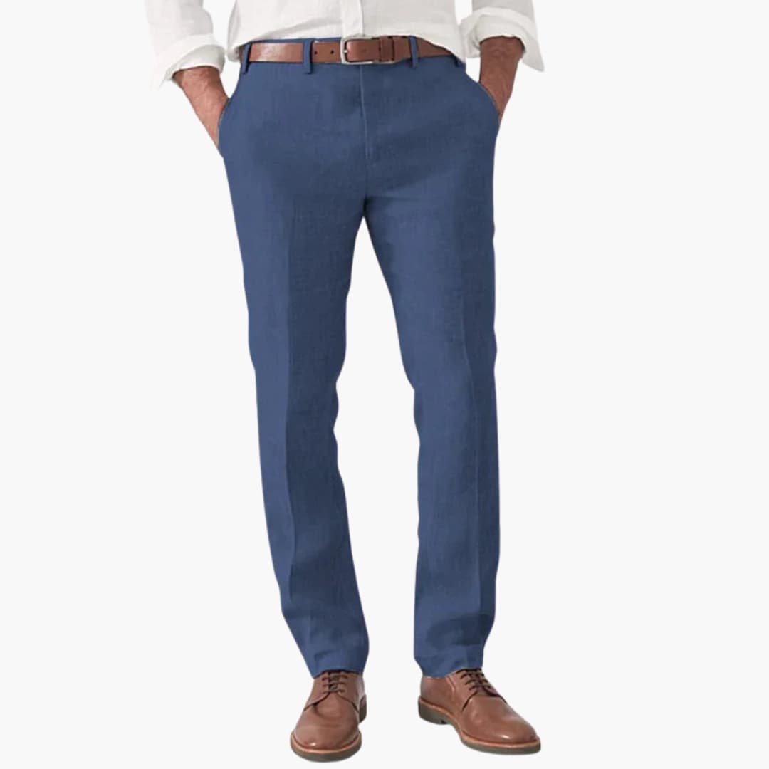 Summer | Men's Elegant Straight-Leg Trousers