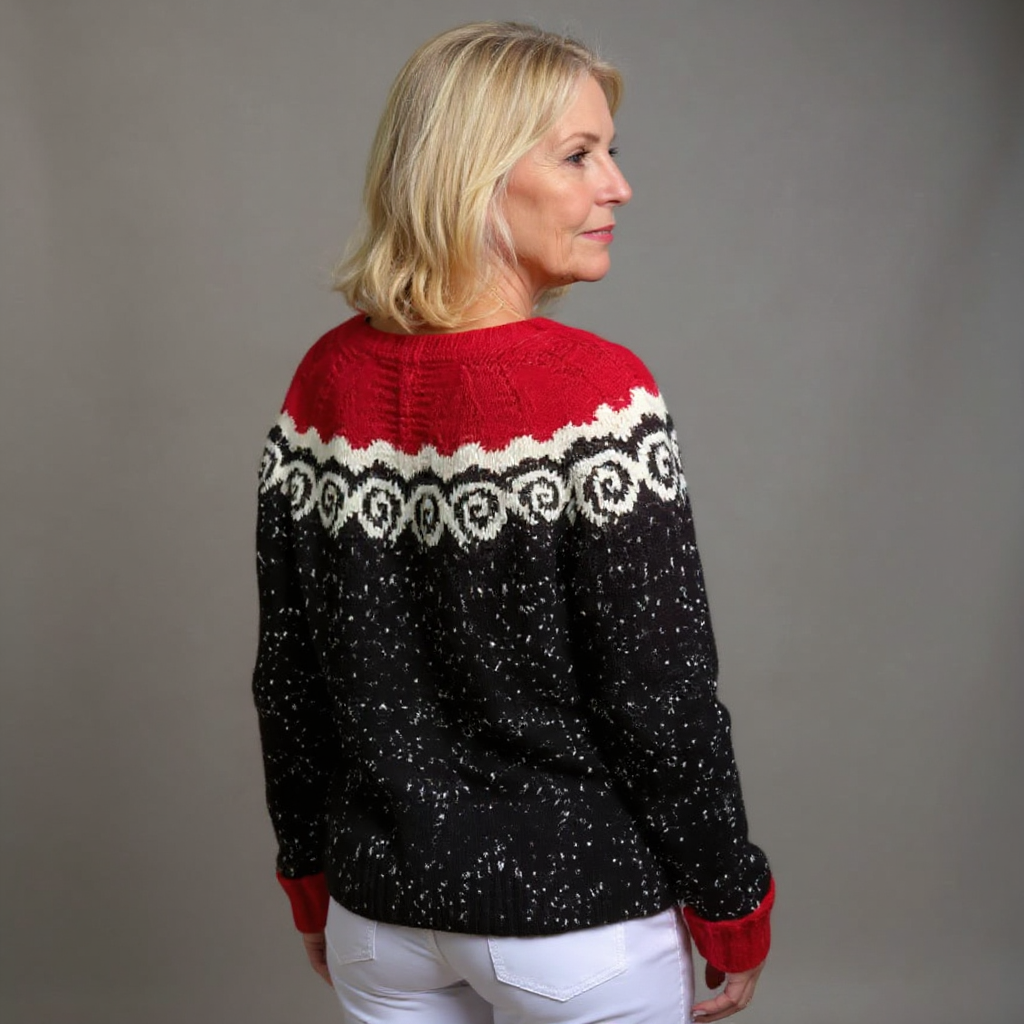 Taylor | Retro Island Knit Sweater
