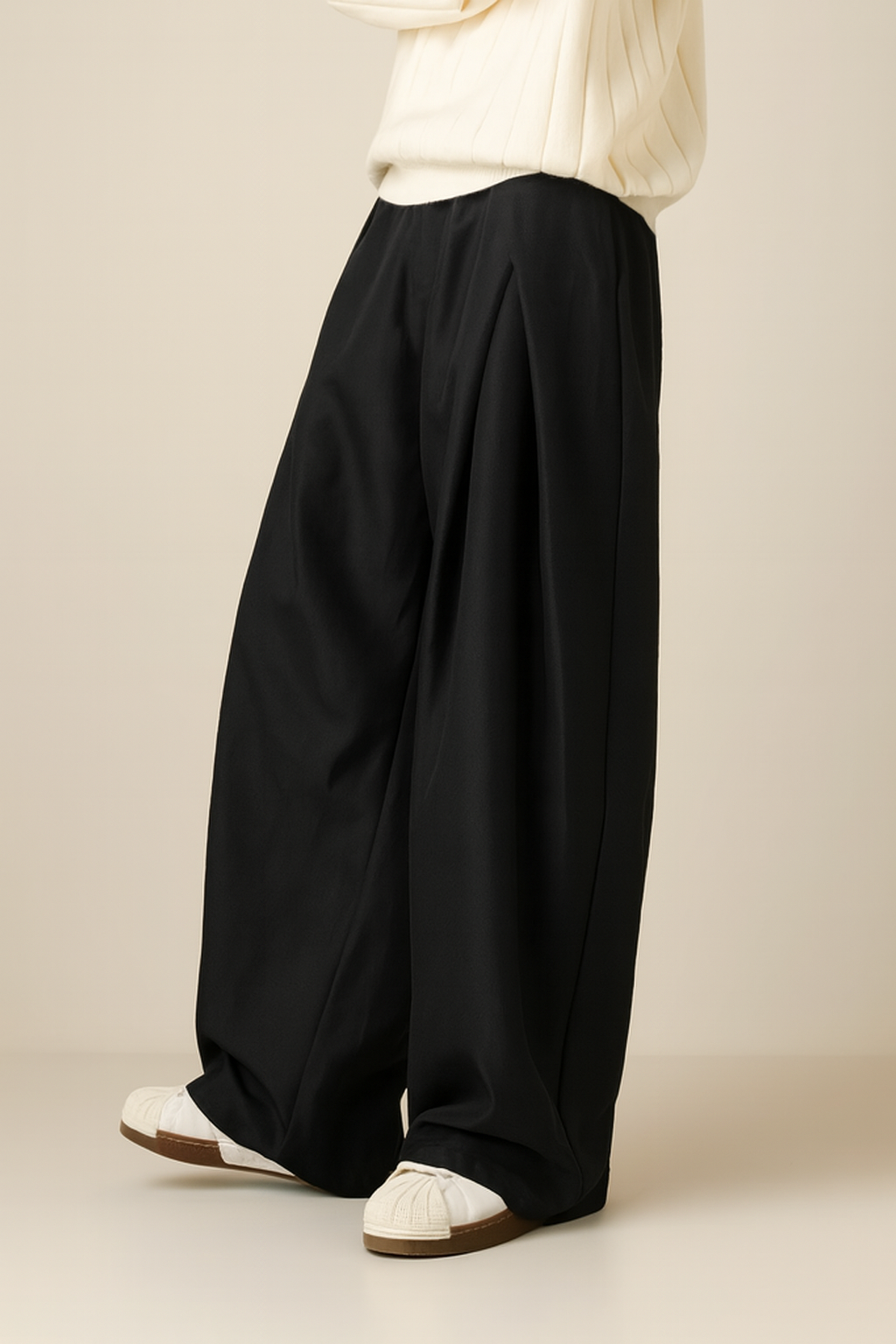 Men's Classic Elegant High-Waisted Pleated Pants
