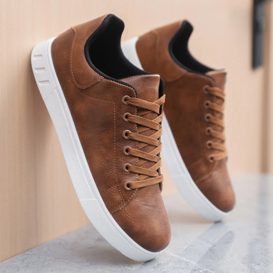 Contrast | Men's Lace-Up Contrast-Sole Sneakers