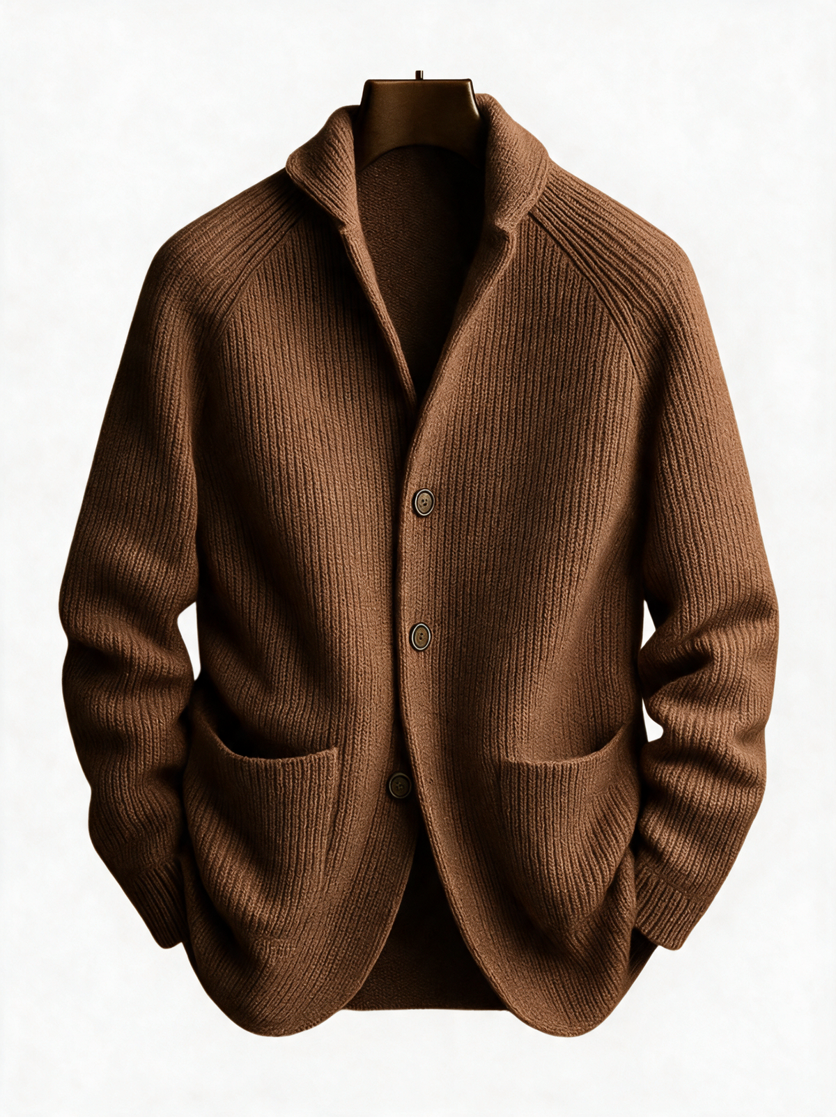 Knit Vest Brown