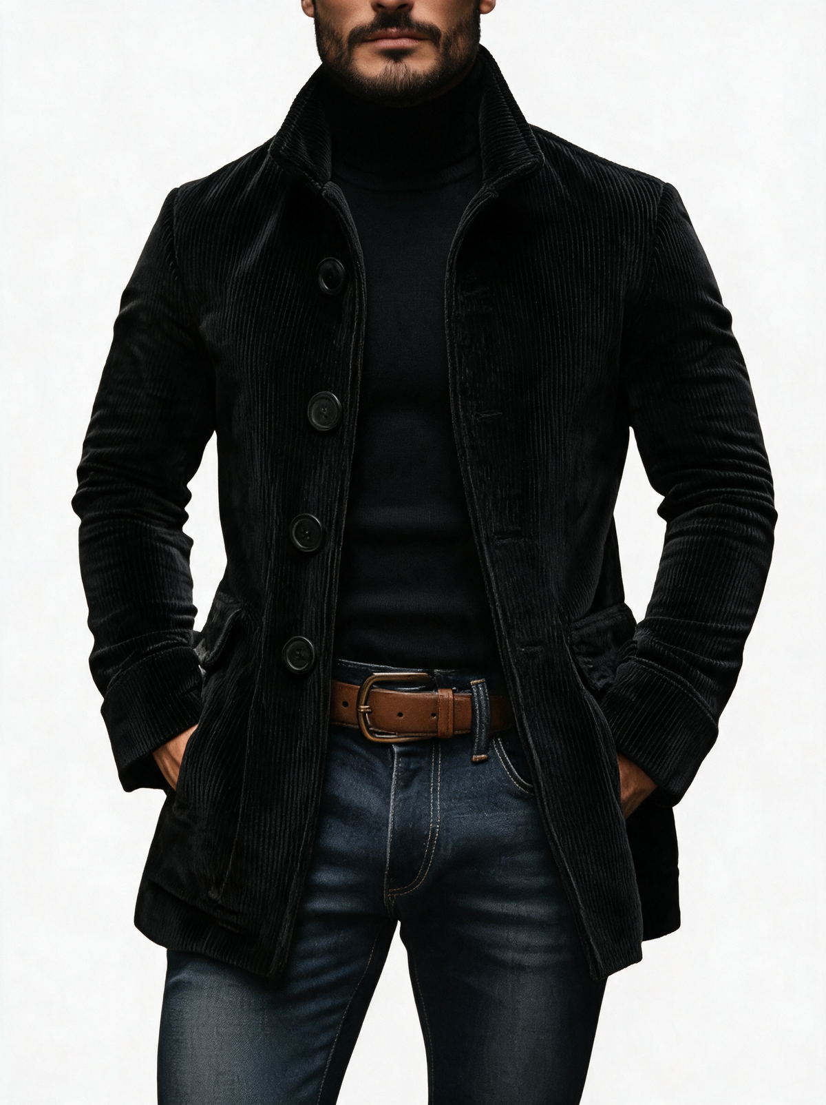 Corduroy Black