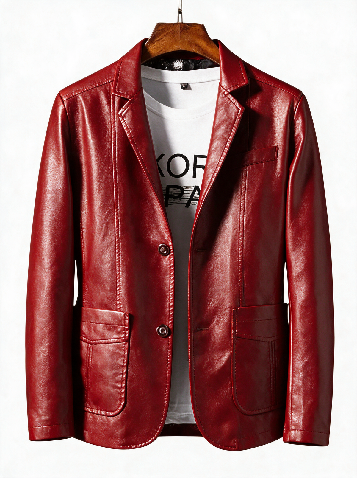 Premium Leather Red