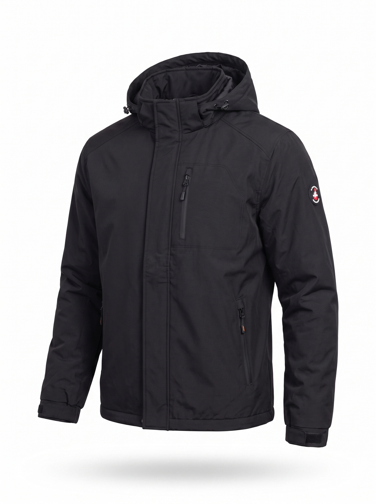 Men's Chic and Lightweight Jacket in black, product photo