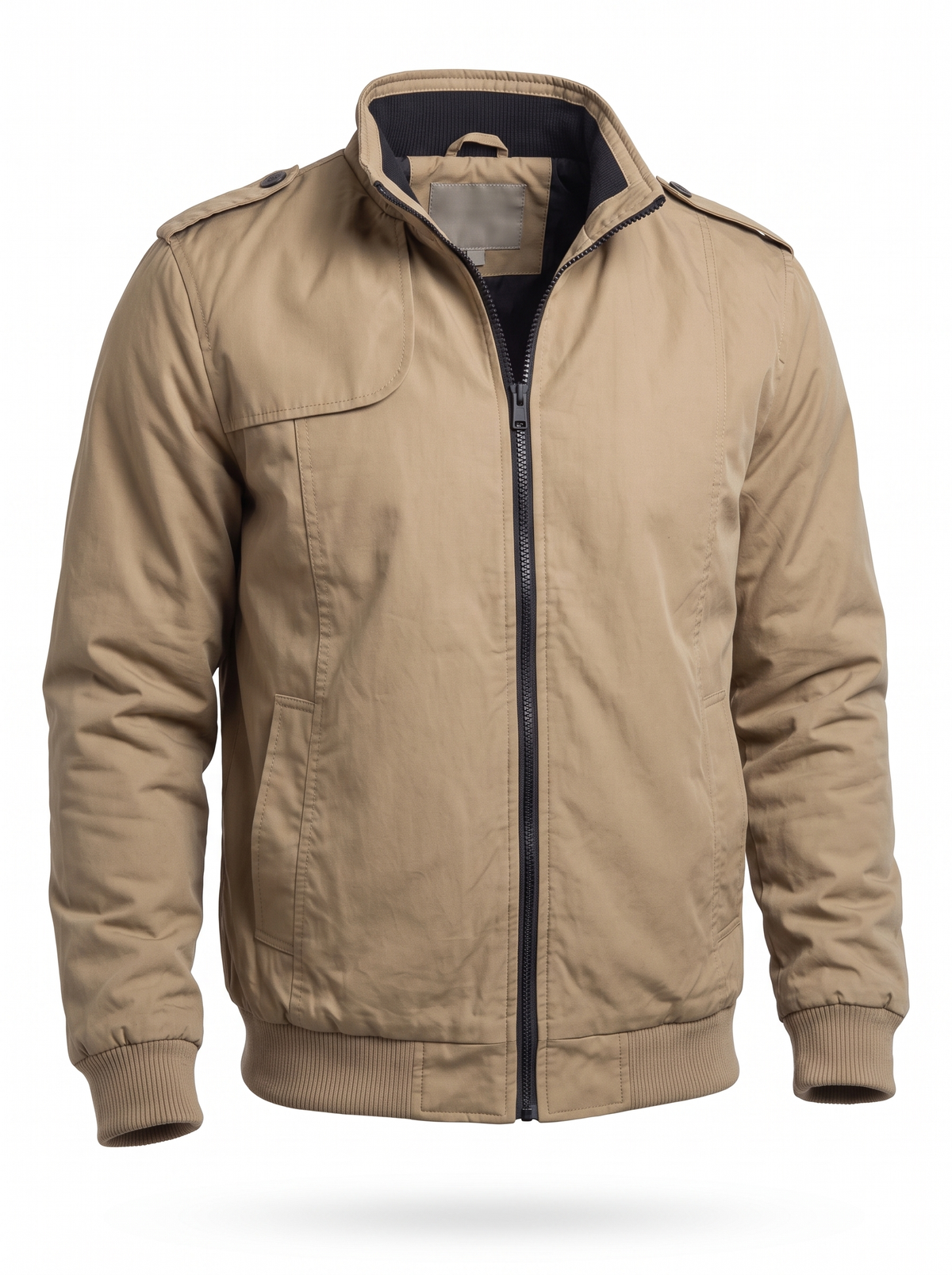 Men's Bomber Jacket in khaki, product photo