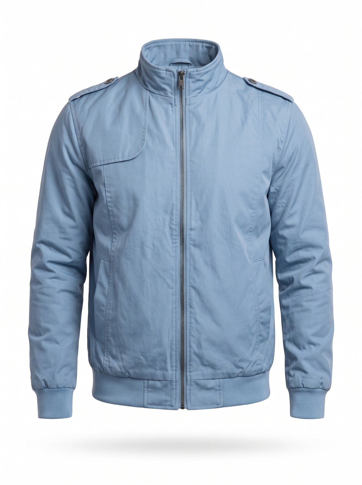 Men's Bomber Jacket in light blue, product photo