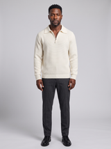 GONGJU | Men's Zip-Up Knit Sweater