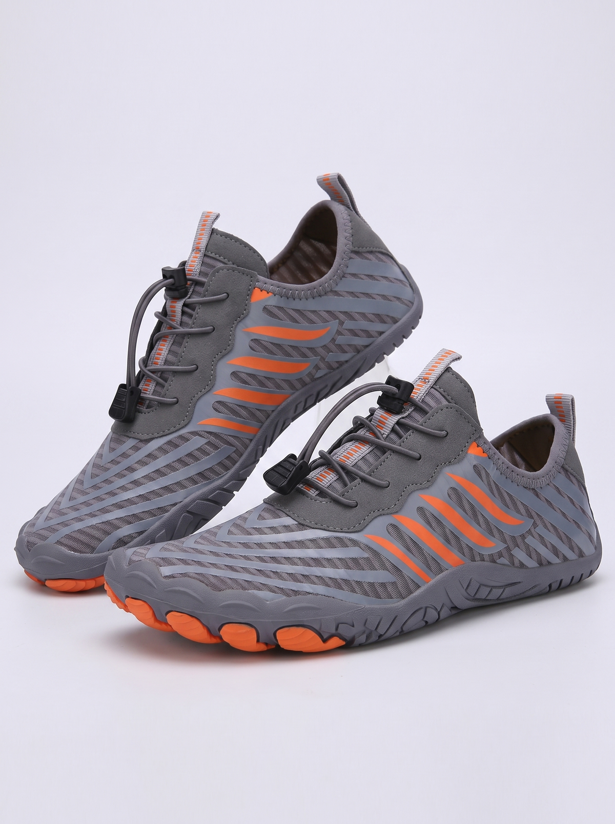 Aqua grijze waterschoenen paar driekwart