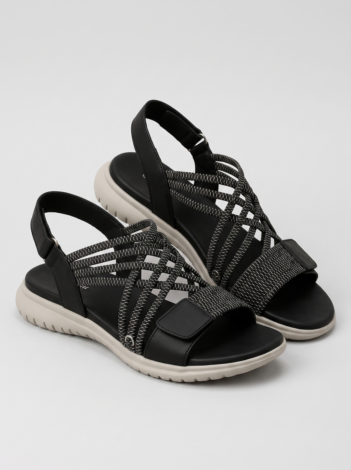 Nora women's casual comfort sandals, pair, three-quarter view