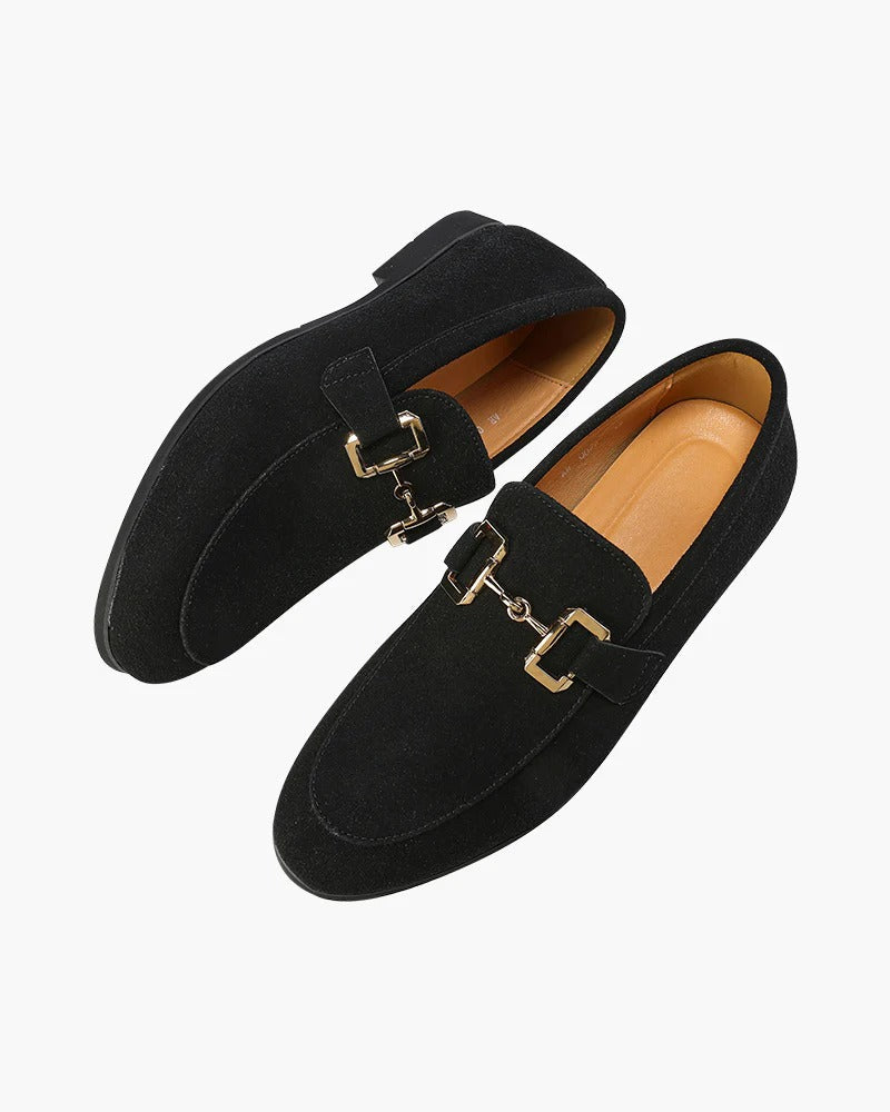 Bit | Men's Black Suede Loafers