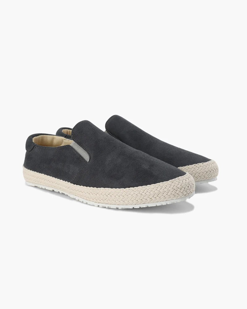 Riviera | Men's Gray Suede Espadrilles