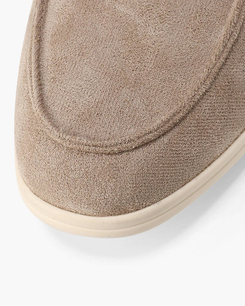 Classic | Men's Taupe Suede Loafers