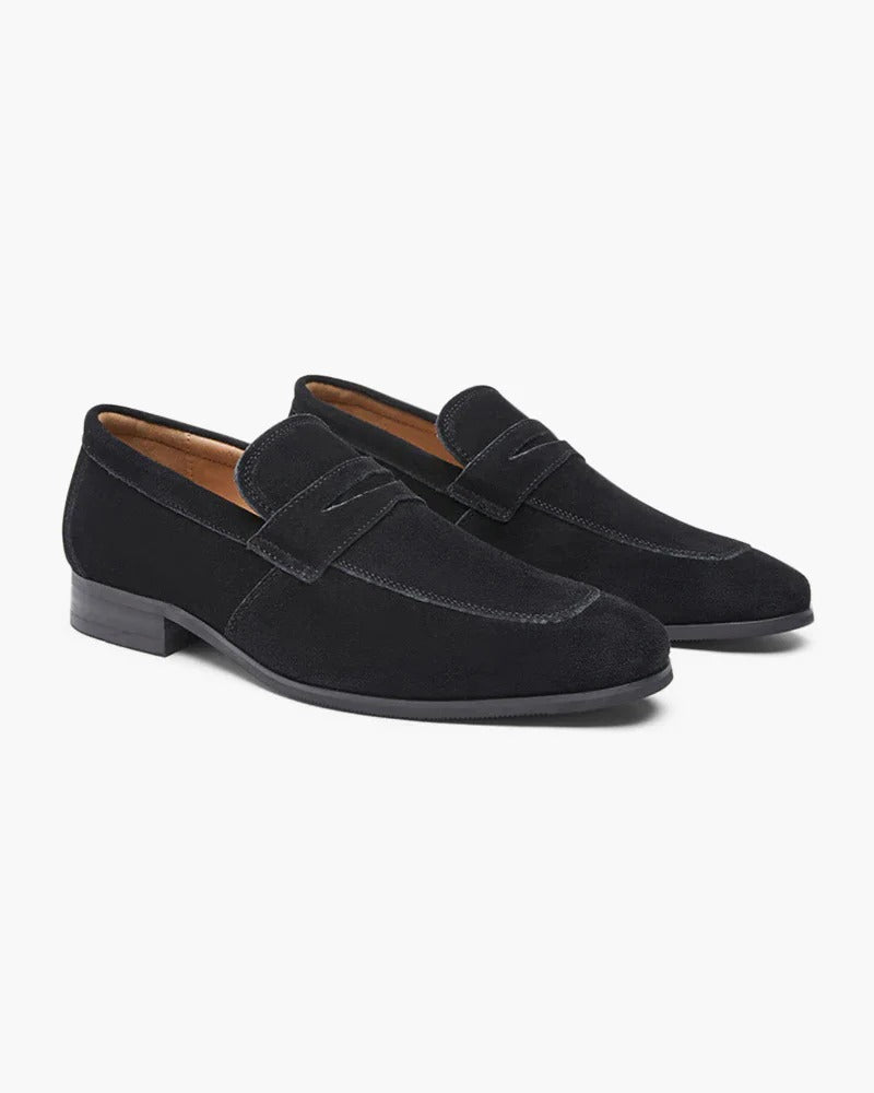 Classic | Men's Black Suede Loafers II